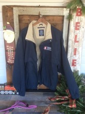 Dark Blue Tan Interior Burris Logistics XL Light Jacket