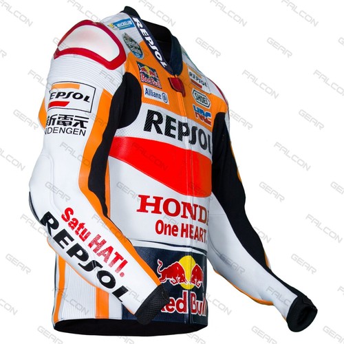Chaqueta de cuero para moto Marc Márquez Honda Repsol 2017 | Todas las tallas disponibles - Imagen 2 de 6