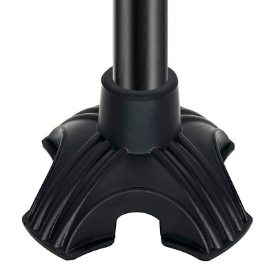 XSL Cane Tips 1 Inch Heavy Duty Rubbers Self Standing Quad Base Replacement Wa