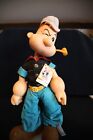 Popeye, Olive, Wimpy, Pappy , 1985 Hamilton PresentsPlush Dolls. with stands