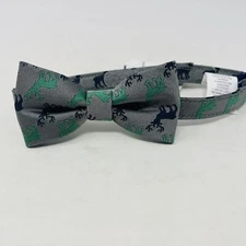Janie and Jack Baby Boys 0-24 Months Holiday Reindeer Print Adjustable Bowtie