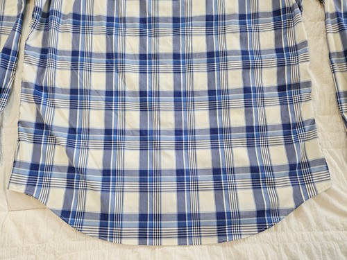 Polo Ralph Lauren Herren Large Langarm Hemd mit Knöpfen blau kariert Performance - Bild 14 von 20