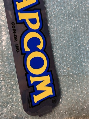 1 ORIGINAL Capcom Cps Chrome Cabinet NOS STICKER arcade video game part Fnz - Picture 2 of 9