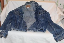 Vintage 1970's Levis Denim Jacket Size 35 Made in The USA 70505 0217 Red Label