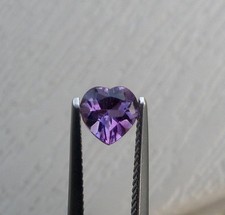 Amethyst Heart Loose Natural Gem 6mm