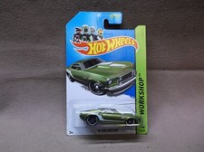 Hot Wheels 2013 232 Green 1969 69 Ford Mustang Fastback Racing Nhra Drag Racer