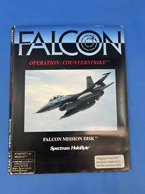 Falcon: Operation Counterstrike ~ Spectrum Holobyte ~ Atari ST ~ Save On Ship ~