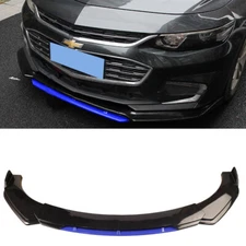 For Chevrolet Malibu Front Bumper Lip Spoiler Splitter Glossy Black Blue
