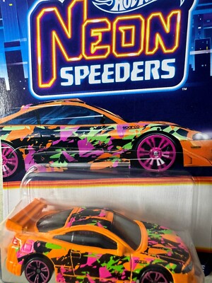 Hot Wheels ‚95 Mitsubishi Eclipse – Neon Speeders Serie, Maßstab 1:64 | Spielzeugauto, Sammlerstück