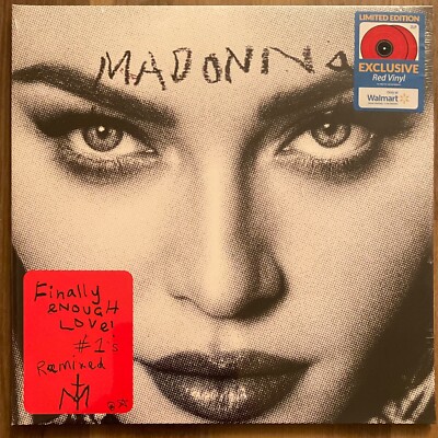 Madonna - Finally Enough Love - 2LP Walmart Exclusive Red Vinyl NEW Sealed