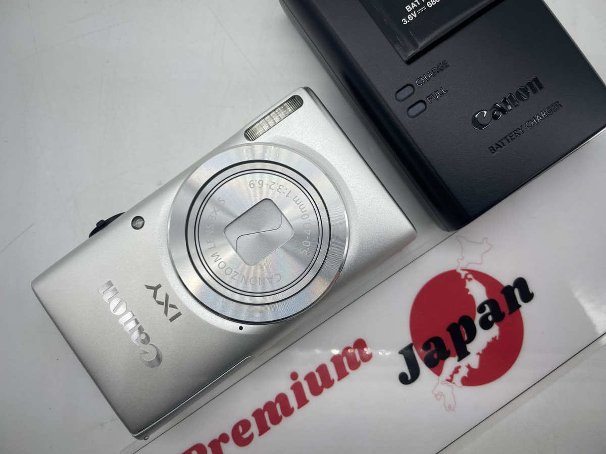 Canon IXY 90F Silver Compact Digital Camera Boxed w/ Battery 