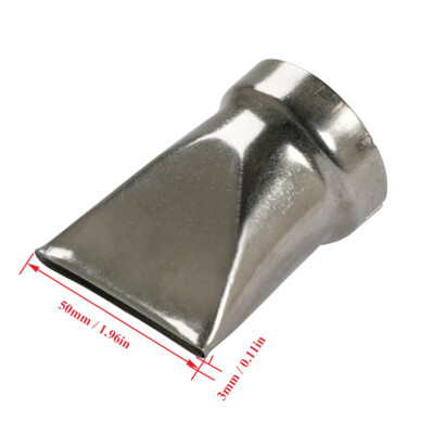 Weldy Ø 35.5mm/1.4in Wide Slot Nozzle 50 x 3mm for Heat Guns Nozzle