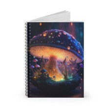 Aesthetic Mushroom Notebook - Hunting Journal - Mushroom Gift Book - V5