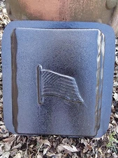 .150 plastic flag bench leg 1 mold for small bench top molds 12" x 11" x 2.25"