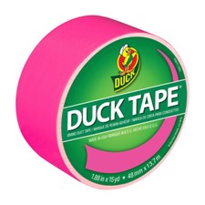 Color Duck Tape  Brand Duct Tape - Neon Pink, 1.88 in. x 15 yd.