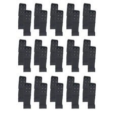 More of Me to Love Stretch Bra Extender 30Pack, Black, 2/3/4-Hook Style, Elastic