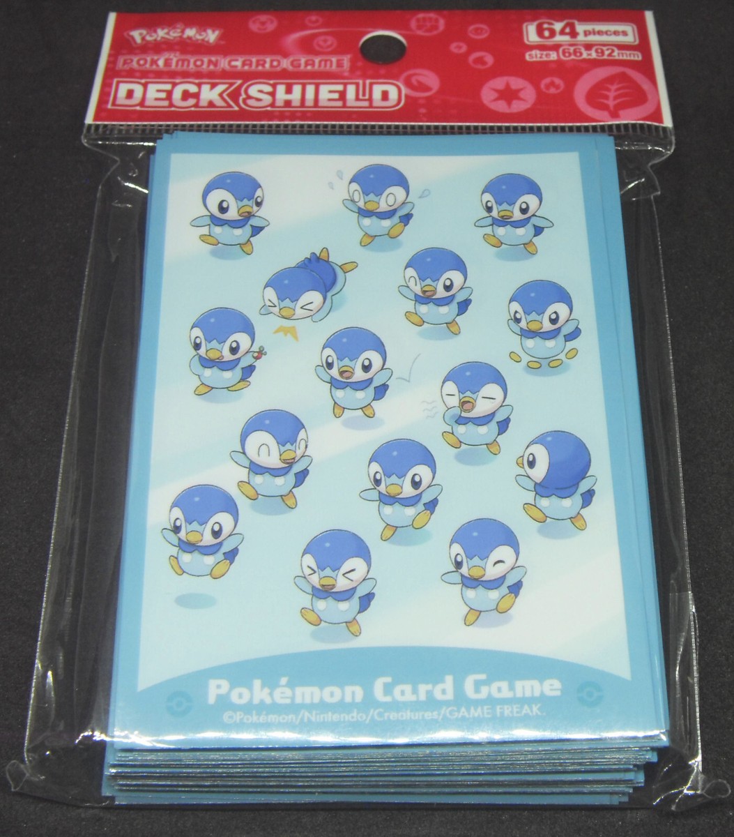 piplup card sleeves Pokemon Official Original Piplup Card Sleeves (64 pcs) TH Version Made In  Japan