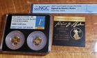 2021 W 1/10 oz Gold Eagle Designer Set NGC PF70 COA#1673 SIGNED by David Ryder