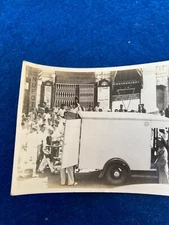 SHANGHAI CHINA  1937 ERA  VINTAGE PHOTOGRAPH  中国上海 1937 年复古照片  AMBULANCE
