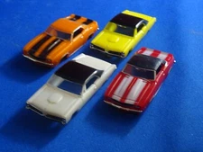 (4) Blems  MoDEL MoToRING BODIES ONLY-T-Jet HO Scale Slot Car Aurora RRR #2