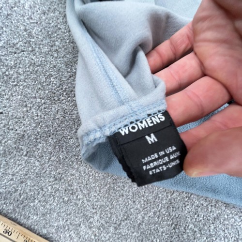 Vintage Mountain Hardwear Sweater Women Medium Gray Pull Over Quarter Zip USA - Picture 4 of 12