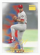 1999 Skybox Premium John Wetteland Texas Rangers Baseball Card #24