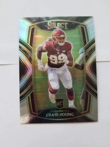 Chase Young 2020 Select Club Level Silver Holo Prizm Rookie RC Card #264