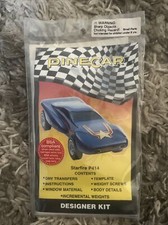 1995 Pine Car "Starfire" Designer Kit #P414 New In Plastic Bag Made In The USA