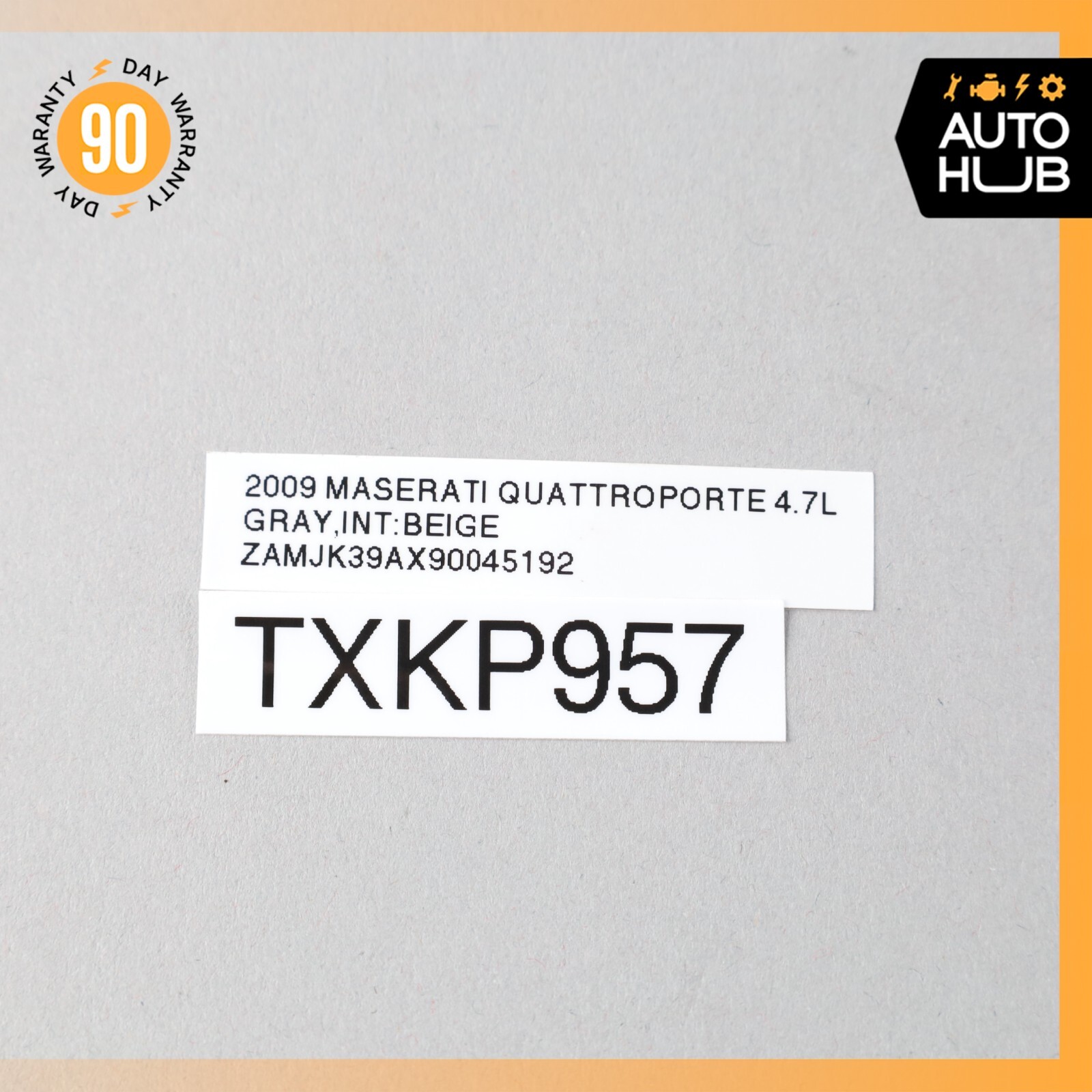 03-13 Maserati Quattroporte M139 Rear Right Side Door Panel Trim Panel OEM 50k