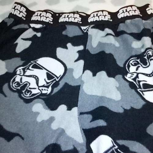 Star Wars Boys Youth Small Darth Vader Stormtrooper Fleece Pajama Pants Bottoms - Picture 2 of 3