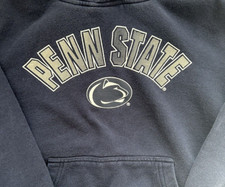 Penn State Nittany Lions Navy Blue Hoodie Sweatshirt Youth M w/ Face Mask