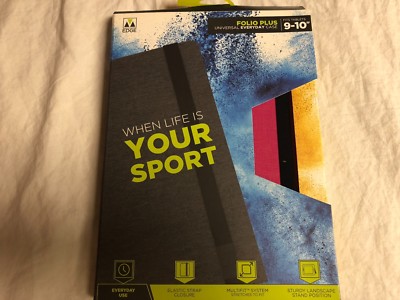 M-Edge Folio Plus Universal Tablet Case Fits 9-10'' Devices Pink Brand New