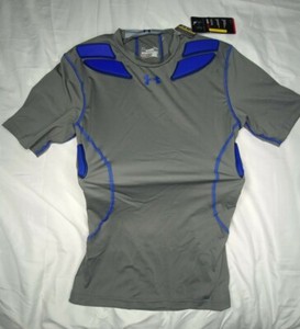 under armour youth padded football compression shirt