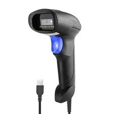 USB 1D Barcode Scanner, Handheld Wired CCD Barcode Reader Supports Screen Scan U