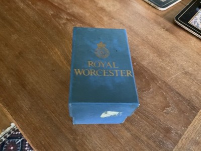 Royal Worcester Egg Coddler With Original Box Purchased In The 70 s
