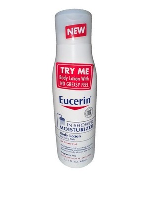 Eucerin In-Shower Moisturizer Body Lotion For Dry Skin 13.5 Fl. Oz. Fragrance-Fr