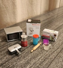 ZuruMini Brands Lot of Kitchen Items Including Kitchenaid, Microwave, and Misc