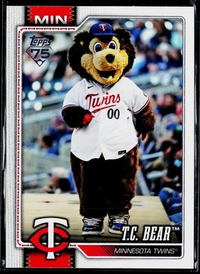 T.C. Bear 2026 Topps #M-10 Mascots Minnesota Twins