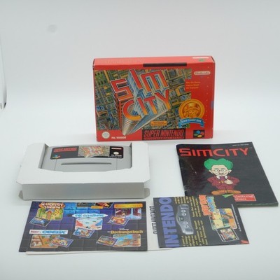 Sim City - Super Nintendo SNES Classic Serie - OVP Anleitung Sehr Gut