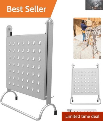 Heavy-Duty Aluminum Ladder Platform - 375 lbs Capacity, Ideal for DIY Projects