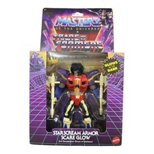 Masters of the Universe X Transformers Starscream Armor Scare Glow SEALED MISB