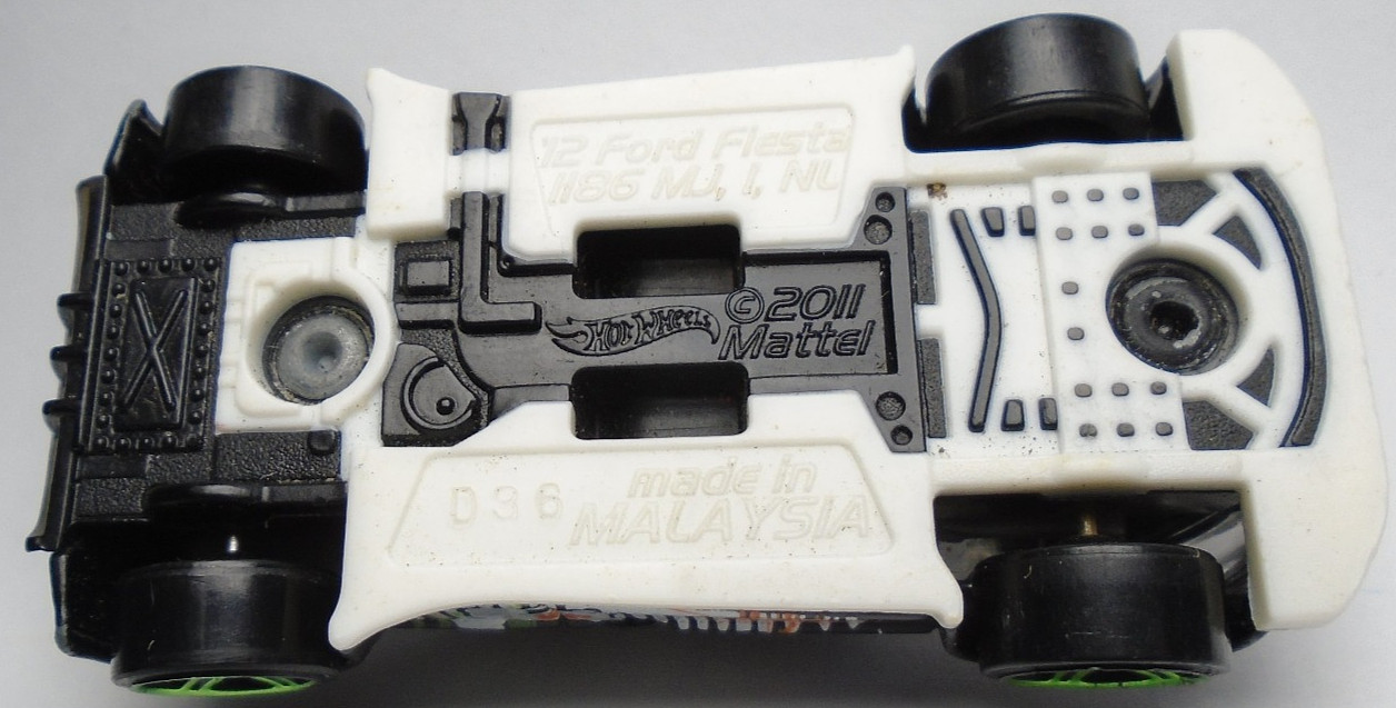 2011 HOT WHEELS NEW MODELS '12 FORD FIESTA KEN BLOCK BLACK 1:64 DIECAST 3" CAR