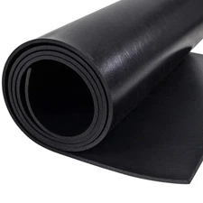 Solid Rubber Sheet Roll 118"x40"x1/8" (0.125") Heavy Duty Rubber Flooring Rol...