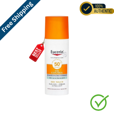 #ad Eucerin Oil Control Sun Gel Cream SPF50 – 50ml Face Sunscreen – New $23.99