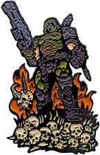 DOOM Eternal - Limited Edition Pin Badge - Doom Slayer New Toy Collectible