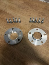 Adapterscheiben VA 2x10mm HA 2x12mm f�r BMW 5er E39 74,1 auf 72,6 + Radschrauben