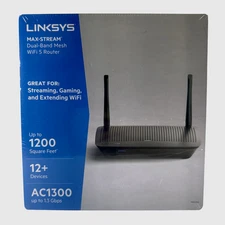NEW Linksys Mesh Wifi 5 Router Dual-Bandb 1,200 Sq. ft Coverage AC1300 MR6350