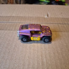 MATCHBOX No.30 - Beach Buggy - Vintage 1970's Pink Diecast Model Toy Car 1970