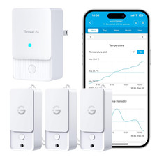 Indoor Wifi Thermometer Hygrometer 3Pack, Smart Humidity Temperature Sensor with