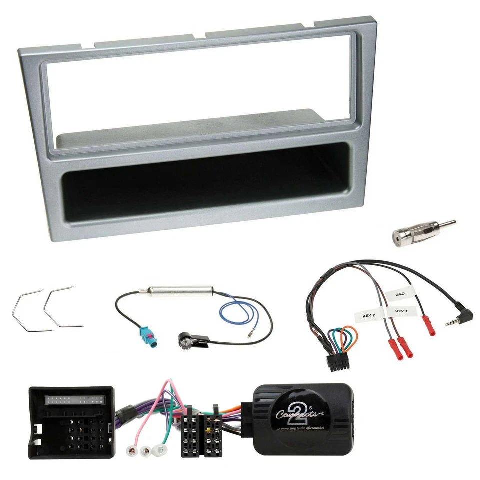 Pioneer DAB USB MP3 Lenkrad CD Autoradio für Opel Corsa C Tigra Meriva silber - Bild 3 von 4